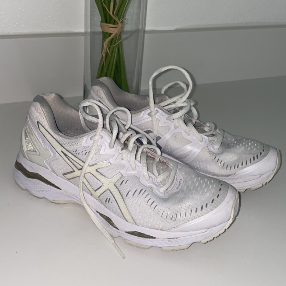 Asics gel kayano all white